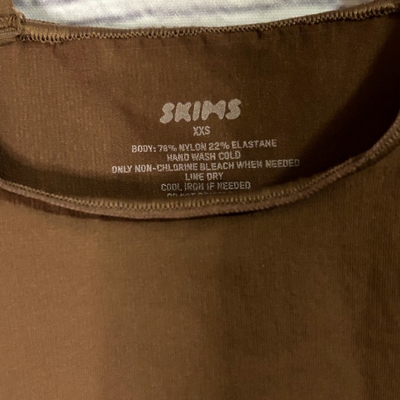 NWT SKIMS Everyday Sculpt Open Bust Catsuit Jasper Size XXS - Picture 10 of 11